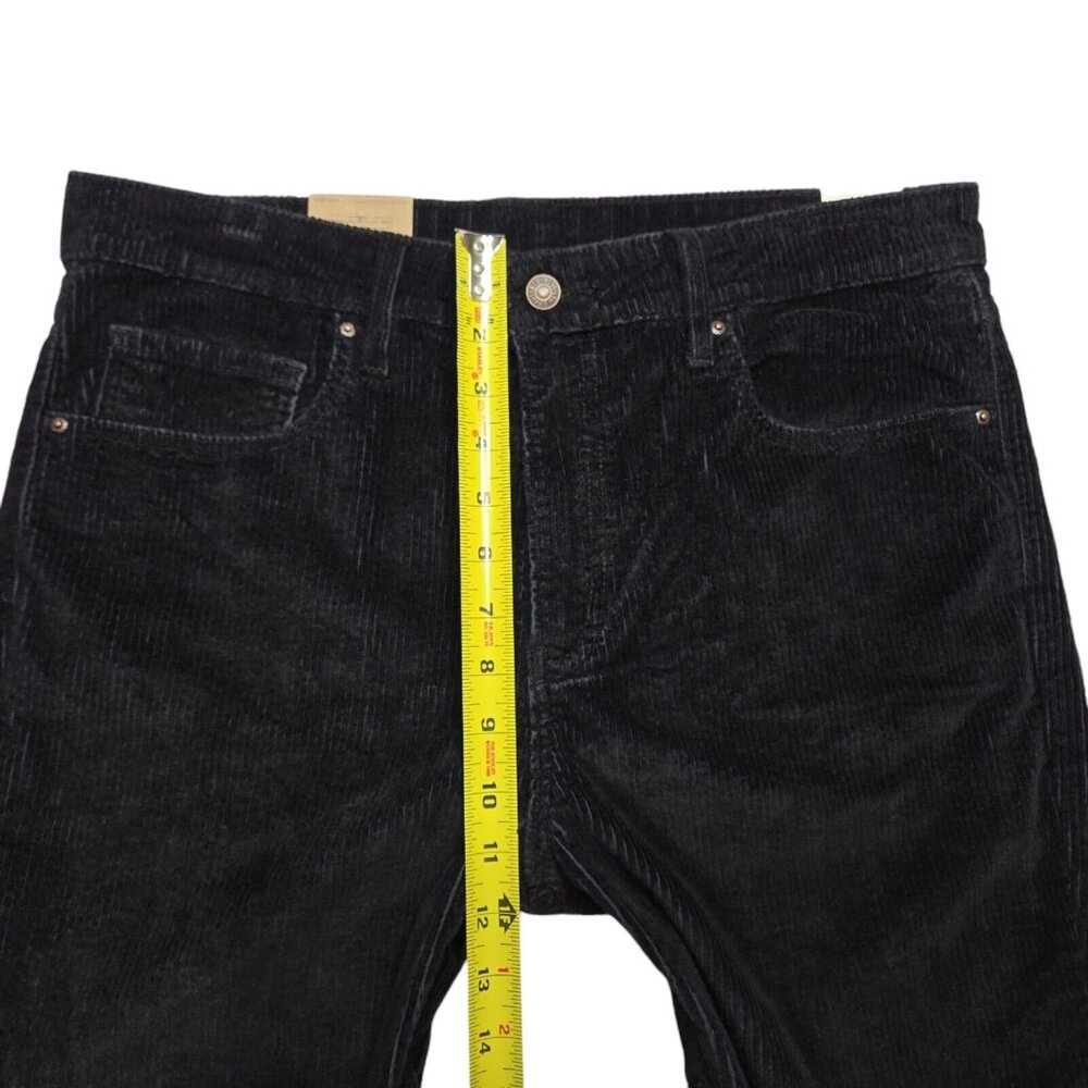 Levis 721 Jeans Womens 33x30 Black High Rise Skinny Corduroy‎ Stretch Dark Wash - Picture 5 of 16